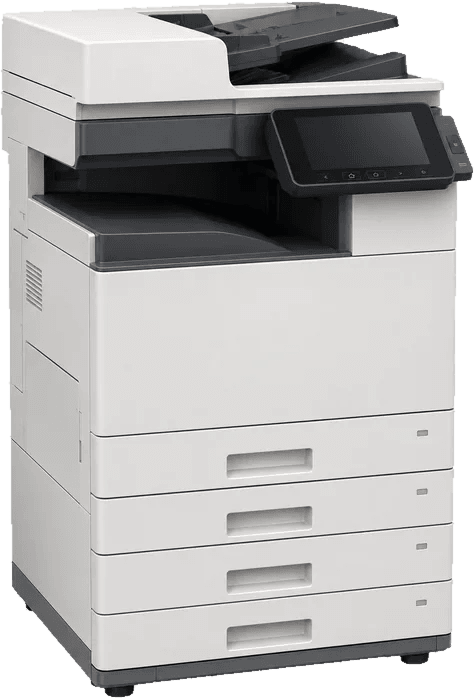Illustrative example of an A3 multifunction printer